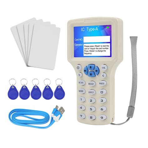 smart card id badge writer|rf id card reader.